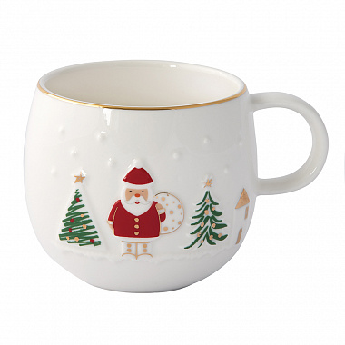 картинка Кружка Let it snow, Santa, 400 мл от магазина Одежда+