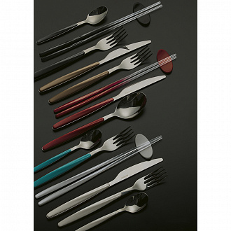 Изображение товара Набор из 24 столовых приборов Cutlery My Fusion, серые
