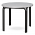Столик кофейный Ror, Ø50 см, черный/серый