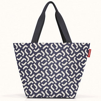 Изображение товара Сумка Shopper M signature navy