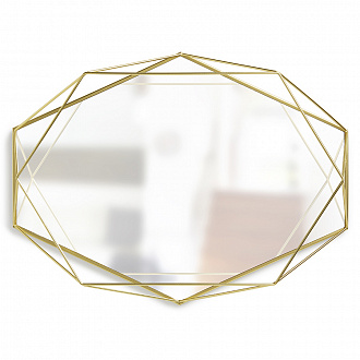 Изображение товара Зеркало Prisma, 43х9х57 см, латунь