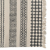 Изображение товара Ковер из хлопка с контрастным орнаментом и бахромой из коллекции Ethnic, 120х180 см