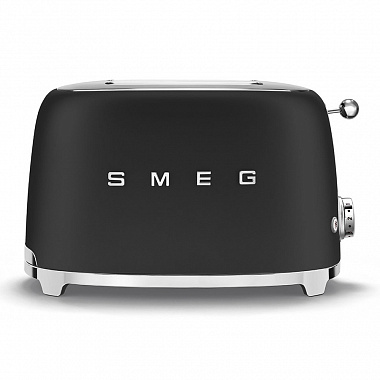 картинка Тостер Smeg, TSF01, на 2 ломтика, черный матовый от магазина Одежда+