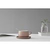 Изображение товара Чашка чайная с блюдцем Viva Scandinavia, Ella, 250 мл, розово-коричневая