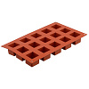 Изображение товара Форма силиконовая для приготовления пирожных Cube, 17,6х29,8 см, 630 мл
