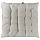 Подушка на стул из стираного льна серого цвета из коллекции Essential, 40х40x4 см