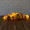 Изображение товара Гирлянда Печенье с корицей, шарики, от сети, 20 ламп, 3 м
