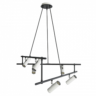 Изображение товара Светильник подвесной Technical, Rami, 12 ламп, 93,3х107х120 см, черно-белый