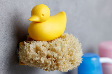 картинка Держатель для губки Duck, желтый от магазина Одежда+