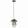 Светильник подвесной Vinger, Ø28х37 см, черный/серый/белый