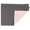 Изображение товара Салфетка под приборы из умягченного льна с декоративной обработкой серый/розовый Essential, 35х45 см