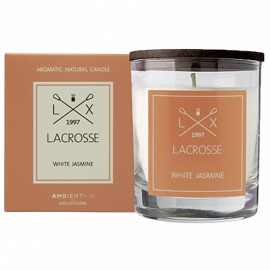 картинка Свеча ароматическая Lacrosse, White Jasmine, 40 ч от магазина Одежда+