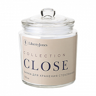 Банка для хранения стеклянная Close, 750 мл