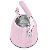 Изображение товара Чайник со свистком Smeg, 2,3 л, розовый