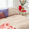 Изображение товара Набор постельного белья Бретонская полоска, двуспальный, нежно-розовый