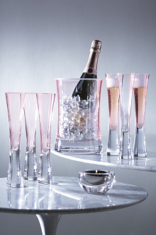 Изображение товара Набор бокалов для шампанского Moya, 2 шт, 170 мл, розовый