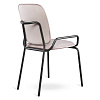 Изображение товара Набор из 2 стульев Ror, Double Frame, велюр, черный/розовый