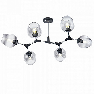 Изображение товара Светильник потолочный Modern, Desi, 6 ламп, 92,5х73х34 см, черный