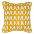 Чехол на подушку с принтом Twirl горчичного цвета из коллекции Cuts&Pieces, 45х45 см