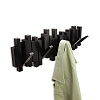 Изображение товара Вешалка настенная Sticks, 49,3 см, черная, 5 крючков