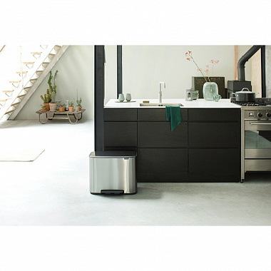 Бак для мусора Brabantia, Bo, 3х11 л, стальной матовый