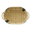 Изображение товара Корзина плетеная овальная Bodhran Sage из коллекции Ethnic, размер M