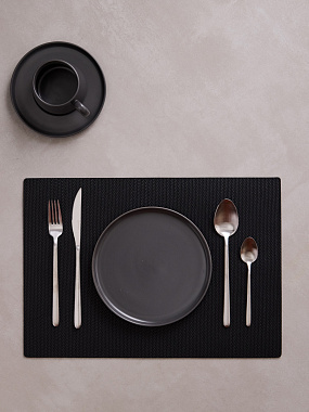 Салфетка сервировочная Ferny, 43х30 см, черная, анонс элемента