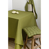 Изображение товара Подушка на стул из хлопка оливкового цвета из коллекции Essential, 40х40 см