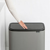 Изображение товара Бак для мусора Brabantia, Touch Bin Bo, 3х11 л, минерально-серый