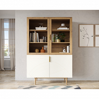 Изображение товара Сервант Line, 120х50х180 см, бежевый