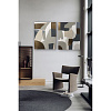 Изображение товара Набор картин Текстурная геометрия, 50х40 см, серый/белый/бронзовый, 2 шт.