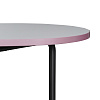 Изображение товара Столик кофейный Ror, 75х50 см, черный/серый/розовый