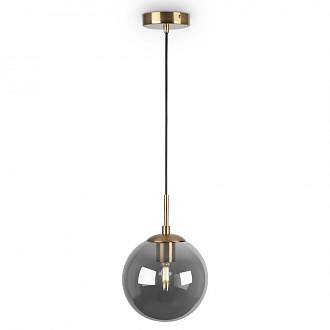 Изображение товара Светильник подвесной Modern, Moricio, 1 лампа, Ø18х87,1 см, черный/золотой