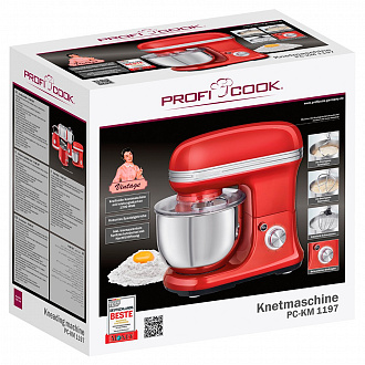 Изображение товара Комбайн кухонный Profi Cook PC-KM 1197, красный