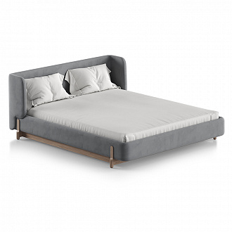 Кровать Basic, 160х200 см, серый