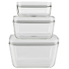 Изображение товара Набор стеклянных контейнеров для вакуумного хранения Fresh&Save, 3 шт.
