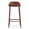 Изображение товара Стул барный Normann Copenhagen Form, 65 см, красный