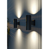 Изображение товара Светильник настенный Outdoor, Rando, 2 лампы, 9,5х16х26 см, черный