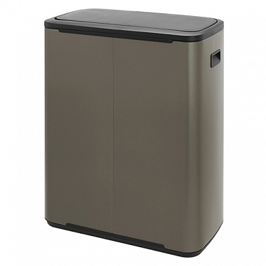 Бак для мусора Brabantia, Bo, Touch Bin, 60 л, платиновый