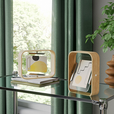 картинка Фоторамка двусторонняя Bellwood,16х22 см, натуральное дерево от магазина Одежда+