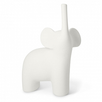 Изображение товара Фигура декоративная Elefante, 18х11х28 см, белая