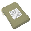 Изображение товара Простыня из сатина цвета шалфея с брашинг-эффектом из коллекции Essential, 240х270 см
