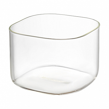 картинка Банка для хранения квадратная Vacuum Glass, 500 мл, светло-серая от магазина Одежда+