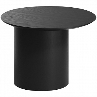 Изображение товара Столик со смещенным основанием Type, Ø50х37,5 см, черный