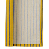 Изображение товара Салфетка сервировочная из хлопка горчичного цвета с принтом Полоски из коллекции Prairie, 45х45 см