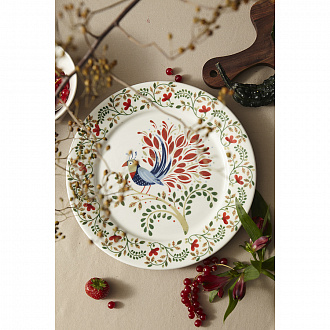 Изображение товара Тарелка Fantail Bird из коллекции Birds of Paradise, Ø28 см