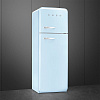Изображение товара Холодильник двухдверный Smeg FAB30RPB5, правосторонний, голубой