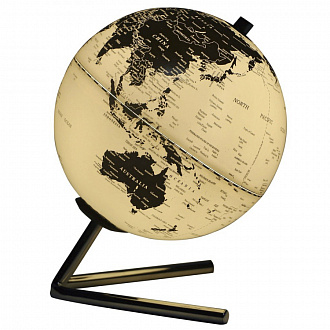 Изображение товара Светильник настольный Globe The World, Ø20, пластик, черно-белый