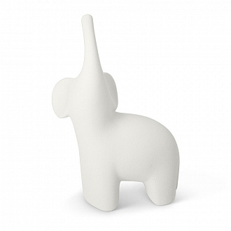 Фигура декоративная Elefante, 17х8х25 см, белая