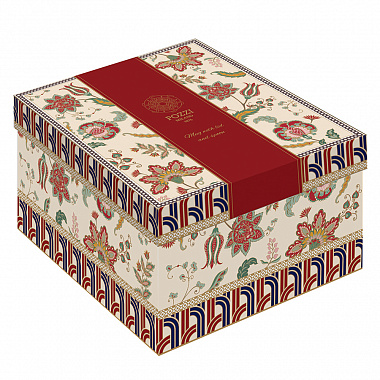 картинка Кружка с крышкой и ложкой Paisley, 300 мл, бежевая от магазина Одежда+